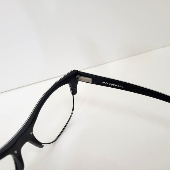 Mo Eyewear Eyeglass Frames MO Geek 39M Black and Gray Check - Picture 5 of 6